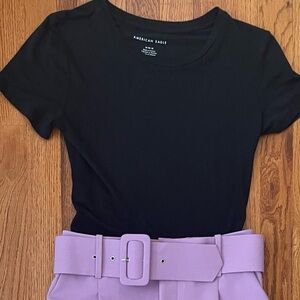 NWOT American Eagle Black Bodysuit. Size Medium. 🖤